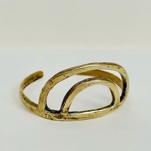 M. Gracie cuff bracelet, size: OS, Color: brass